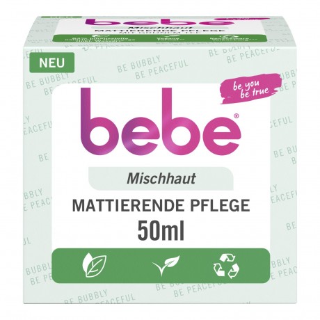 bebe Gesichtspflege Mattierende Pflege Уход за лицом Матирующий уход