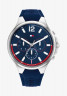 Tommy Hilfiger SPORT Chronograph watch silber  silber/blau  blau СПОРТ часы с хронографом серебристый серебристый/синий синий