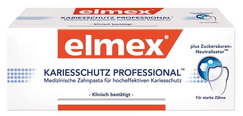 elmex Kariesschutz professional Зубная паста для защиты от кариеса, 75мл