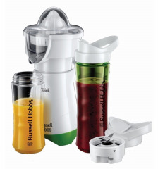 RUSSELL HOBBS RUSSELL HOBBS Smoothie-Maker 2in1 Smoothie Maker Explore MixGo Juice, Zitruspresse und Stand-Mixer, BPA Frei, spulmaschinengeeigneter Kunststoffbehalter, mit Trinkoffnung  RUSSELL HOBBS Smoothie Maker 2in1 Smoothie Maker Изучите MixGo Соковы