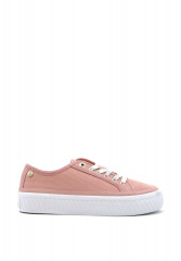 Tommy Hilfiger PLATFORM VULCANIZED Trainers rosa ПЛАТФОРМА ВУЛКАНИЗИРОВАННАЯ Кроссовки розовый