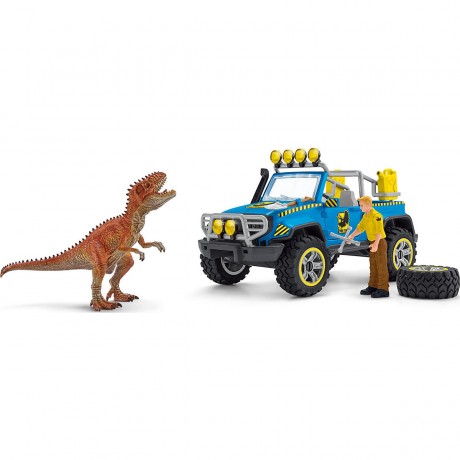Schleich Schleich Dinosaurier 41464 Gelandewagen mit Dino-Aussenposten Schleich Dinosaur 41464 Gelandewagen с Dino Outpost