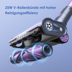 oyajia Akku-Stielstaubsauger kabellos 6in1 mit O10cm LED Touchscreen Akkusauger, 255,00 W, beutellos, 50Min. Laufzeit fur Hartboden, Teppich, Tierhaare  Беспроводной пылесос oyajia с ручкой, беспроводной пылесос 6-в-1 со светодиодным сенсорным экраном диа