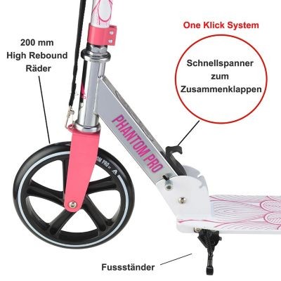 APOLLO City Scooter klapp- und hohenverstellbar Phantom Pro Городской самокат складной и регулируемый по высоте Phantom Pro