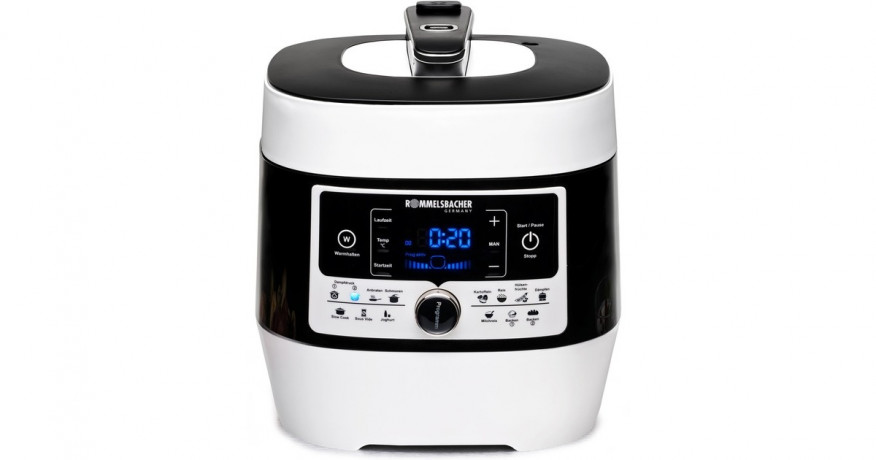 Rommelsbacher Rommelsbacher Dampfdruck- & Multikocher MD 1000 weiss/schwarz weiss/schwarz Пароварка и мультиварка Rommelsbacher MD 1000 белый/черный