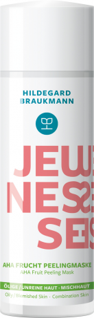 Hildegard Braukmann JEUNESSE AHA Frucht Peelingmaske, 50 ml, Hildegard Braukmann кислотная пилинг-маска для лица для комбинированной и жирной кожи, для женщин, 50 мл