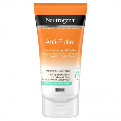 Neutrogena Anti-Pickel 2in1 Reinigung & Maske  Очищение и маска против прыщей 2 в 1