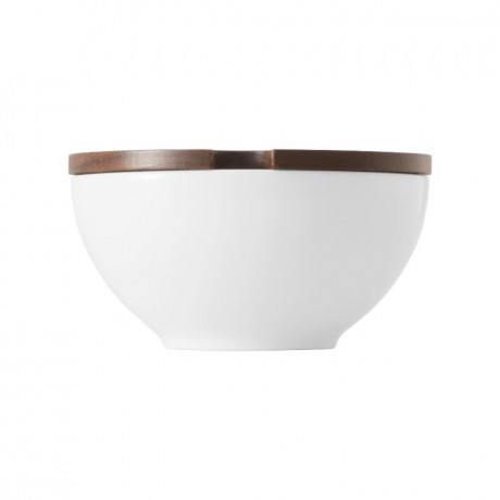 Friesland Friesland Chai Weiss - Nussbaum Zuckerdose mit Holzdeckel aus Nussbaumholz d: 10 cm Friesland Chai Weiss - сахарница из ореха с деревянной крышкой из ореха d: 10 см