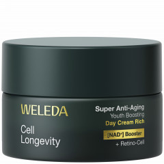 WELEDA Cell Longevity Super Anti-Aging Day Cream Rich, 50 ml, Насыщенный дневной антивозрастной крем для лица Day Cream Rich для питания и упругости кожи, 50 мл