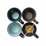 Bitz Bitz Gastro black / dark Becher mit Henkel Set 4-tlg. 0,30 L / h: 10 cm Набор кружек Bitz Gastro черный/темный с ручкой 4 шт. 0,30 л/ч: 10 см