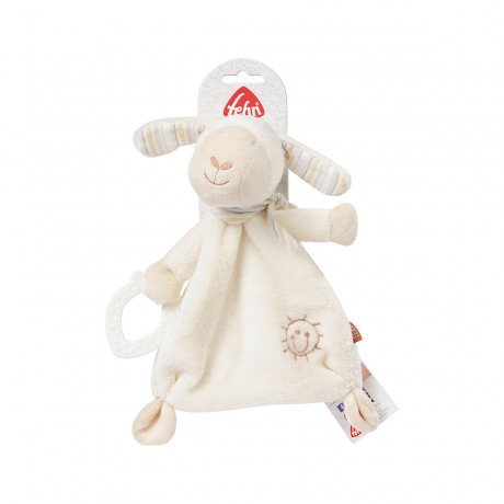 Fehn Schmusetuch Schaf mit Softbeisser Утешительная овца с мягким кусачком