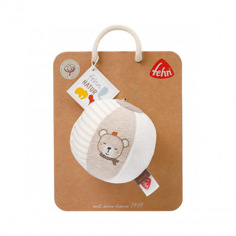 Fehn Stoffball Esel Teddy NATUR Матерчатый мяч ослик тедди ПРИРОДА