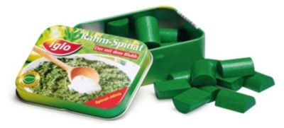 ERZI Spiellebensmittel Spinat in der Dose Еда для дичи Консервированный шпинат