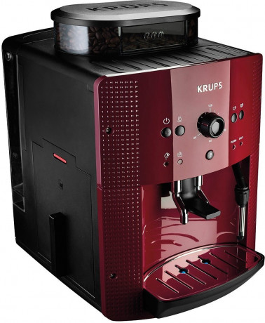 Krups Krups Kaffeevollautomat EA8107 Arabica, 2-Tassen-Funktion, manueller Dampfduse, 2 voreingestelle Kaffeestarken Полностью автоматическая кофемашина Krups EA8107 арабика, функция на 2 чашки, ручное паровое сопло, 2 предустановленные крепости кофе
