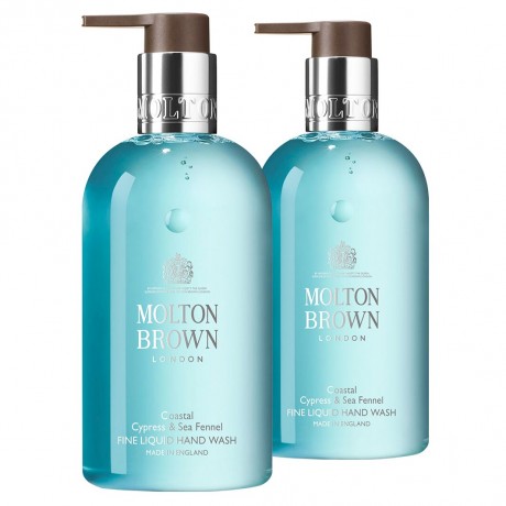 Molton Brown Coastal Cypress & Sea Fennel Fine Liquid Hand Wash Doppelpack (2er Set) Двойная упаковка жидкого мытья рук Coastal Cypress & Sea Fennel (набор из 2 шт.)