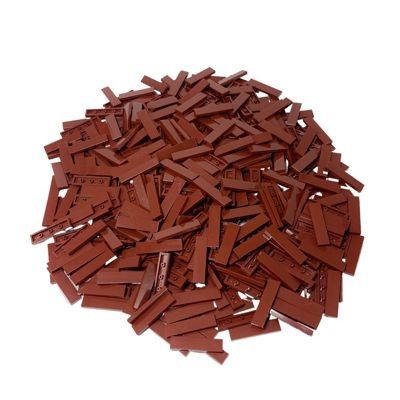 LEGO LEGO 1x4 Fliesen Rotbraun - 1000 Stuck - Reddish brown 2431 Плитки LEGO 1x4 красновато-коричневые - 1000 штук - красновато-коричневые 2431