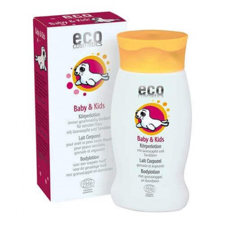Eco Cosmetics ECO COSMETICS BABY/KINDER Bio Korperlotion Granatapfel/Sanddorn ECO COSMETICS BABY/KIDS органический лосьон для тела гранат/облепиха