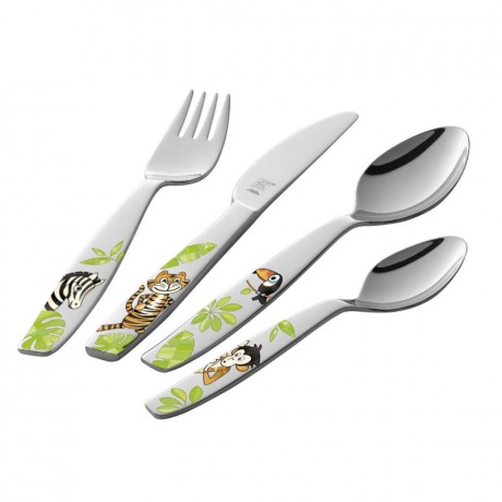 Zwilling Zwilling Kinderbesteck Jungle Kinderbesteck 4-tlg. Zwilling детские столовые приборы Jungle детские столовые приборы 4 шт.