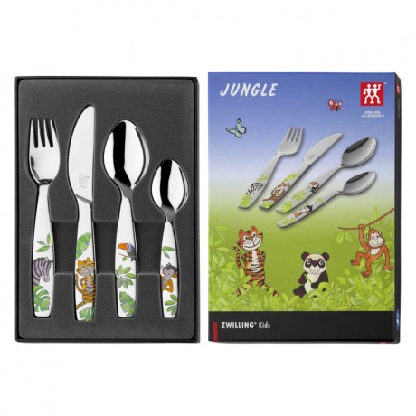 Zwilling Zwilling Kinderbesteck Jungle Kinderbesteck 4-tlg. Zwilling детские столовые приборы Jungle детские столовые приборы 4 шт.