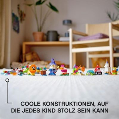 LEGO LEGO Classic 11013 Kreativ-Bauset mit durchsichtigen Steinen LEGO Classic 11013 Набор для творчества с прозрачными кубиками