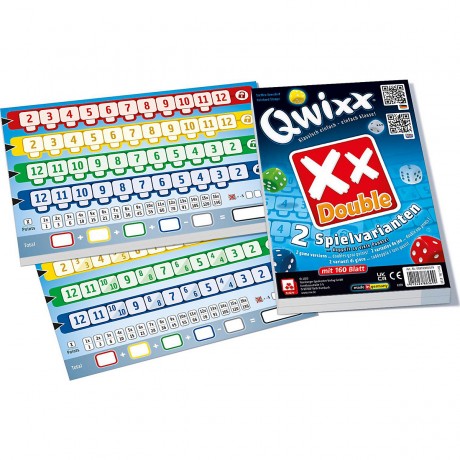 Erweiterung Qwixx Double Zusatzblock Расширение Qwixx Двойной дополнительный блок