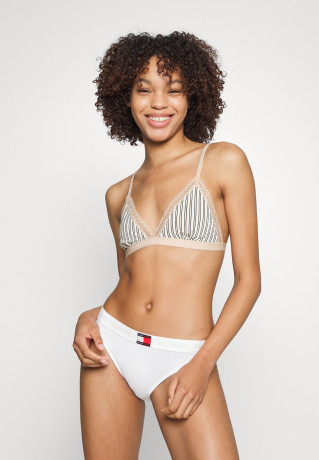 Tommy Hilfiger UNLINED  Triangle bra nola beige UNLINED Бюстгальтер с треугольными чашечками нола бежевый