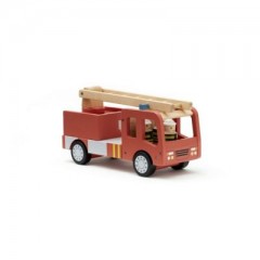 Kids Concept Feuerwehrauto Aiden aus Holz mit Zubehor Spielzeugautos Пожарная машина Эйден из дерева с аксессуарами машинки