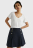 Tommy Hilfiger SLUB V-NECK Basic T-shirt th optic white SLUB V-NECK Базовая футболка й птический белый