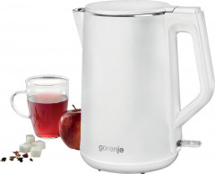 GORENJE GORENJE Wasserkocher K15DWW 1.5 L 2200W weiss, 1.5 l, 2200 W  Чайник GORENJE K15DWW 1,5 л 2200 Вт белый, 1,5 л, 2200 Вт