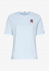 Tommy Hilfiger MONOGRAM Print T-shirt breezy blue MONOGRAM Футболка с принтом свежий синий