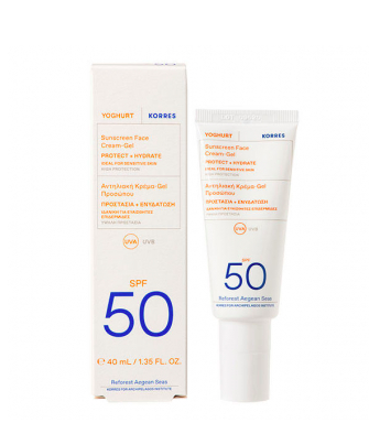 KORRES Yoghurt Sonnencreme Йогуртовый солнцезащитный крем SPF50, 40мл