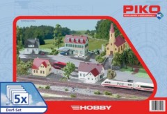 PIKO PIKO Spur H0 Dorf-Set Датчик PIKO H0 деревенский набор