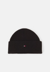 Tommy Hilfiger FLAG SHORT Beanie black ФЛАГ КОРОТКИЙ Шапочка черный
