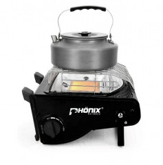 Phonix Germany Phonix Germany Gaskocher PH-100, (2 in 1 Heizung  Kocher, Gasheizung Keramik), Keramik Gasstrahler 1,7 KW Heizstrahler  Газовая плита Phonix Germany PH-100, (плита-нагреватель 2 в 1, газовая плита керамическая), керамический газовый обогрев