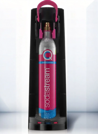 SodaStream Wassersprudler Crystal 3.0, schwarz, Газировщик воды, сифон для приготовления газированной воды дома, стеклянный графин, черный