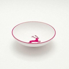 Gmundner Keramik Gmundner Keramik Bordeauxroter Hirsch Schale gross d: 17 cm / h: 4,8 cm / 0,2 L Gmundner ceramics Миска для благородного оленя бордо большая d: 17 см / высота: 4,8 см / 0,2 л