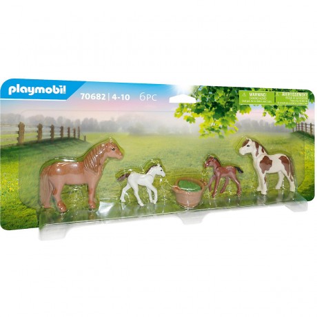 PLAYMOBIL PLAYMOBIL 70682 Ponys mit Fohlen PLAYMOBIL 70682 пони с жеребятами