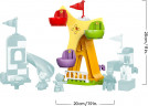 LEGO DUPLO 10453 Свинка Пеппа Конструктор Ярмарка с Колесом обозрения, 53 детали, 3 фигурки, от 2 лет
