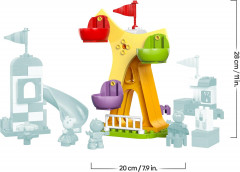 LEGO DUPLO 10453 Свинка Пеппа Конструктор Ярмарка с Колесом обозрения, 53 детали, 3 фигурки, от 2 лет