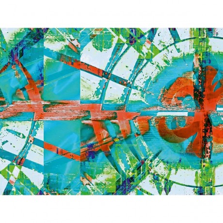 CALVENDO Puzzle CALVENDO Puzzle Orange und turkise Formen Пазл CALVENDO Puzzle Оранжевые и бирюзовые формы