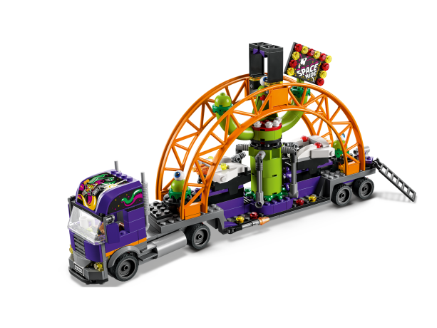Lego LKW mit Weltraumkarussell Грузовик с космической каруселью