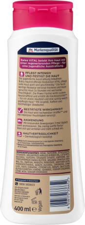 Balea (Балеа) Bodylotion Vital Увлажняющий лосьон для тела для зрелой кожи, 400 мл