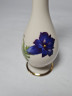 Ваза винтажная фарфоровая J. Seltmann Vohenstrauß Bavaria "Синий цветок", 17 x 5,5 см, Германия, 1960-70гг.