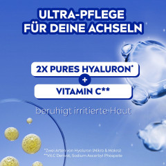 NIVEA Derma Control Clinical Ultra Dry Touch Deo Stick, 50 ml, Нивеа Дезодорант антиперспирант стик, 2x гиалурон и витамин C, 100ч защита, ультра сухость, 50 мл