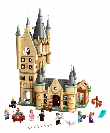 Lego Astronomieturm auf Schloss Hogwarts Астрономическая башня в замке Хогвартс