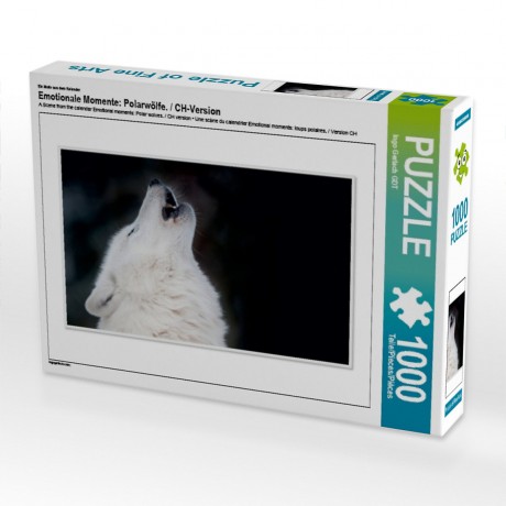 CALVENDO Puzzle CALVENDO Puzzle Emotionale Momente: Polarwolfe. \/ CH-Version Пазл CALVENDO Пазл Эмоциональные моменты: арктические волки. \/ версия CH