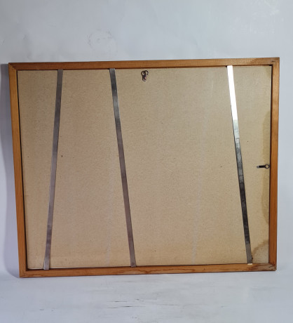 Картина винтажная Carl Spitzweg "Человек с зонтом в саду", 53 x 43 см, Германия, 1960-1970гг.