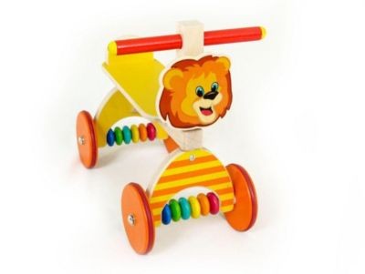 HESS Holzspielzeug Rutscher Lowe gelb Деревянная горка для игрушек Lowe желтый