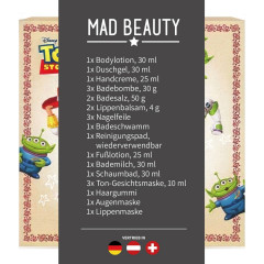 accentra Toy Story Adventskalender 2026, 24 Bade-, Pflege- und Beauty-Ueberraschungen, accentra Toy Story Адвент-календарь 2026 с косметикой для ванны, уходом, масками и аксессуарами, 24 сюрприза