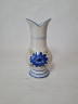Ваза винтажная Im Stil Royal Bayreth с сине-зеленым цветочным декором, керамика, 17 см, Германия, 1960-70гг.